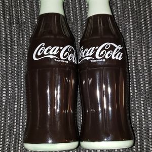 Coke Salt and Pepper Shakers